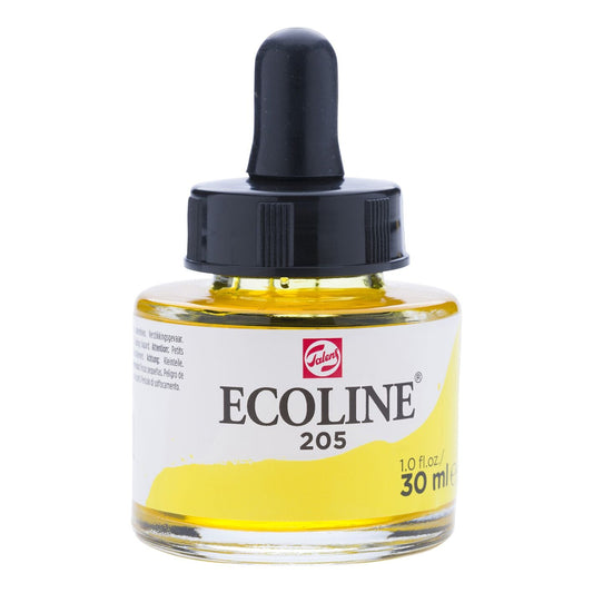 Ecoline Liquid Watercolour 30ml 205 Lemon Yellow - theartshop.com.au