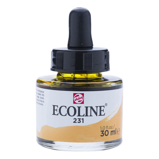 Ecoline Liquid Watercolour 30ml 231 Gold Ochre - theartshop.com.au