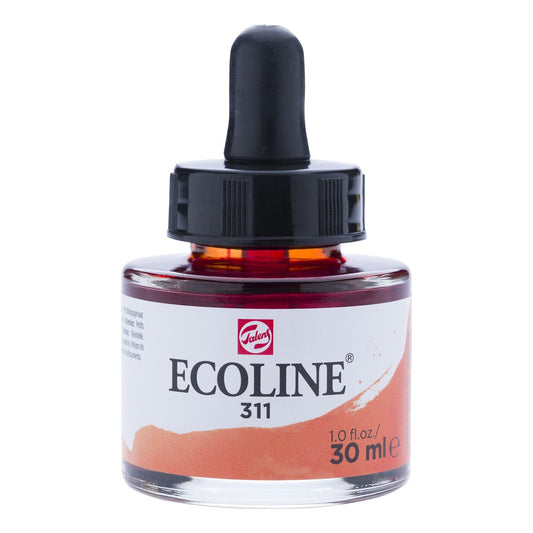 Ecoline Liquid Watercolour 30ml 311 Vermilion - theartshop.com.au