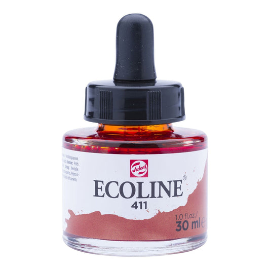 Ecoline Liquid Watercolour 30ml 411 Burnt Sienna - theartshop.com.au