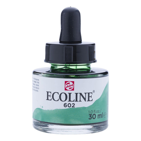 Ecoline Liquid Watercolour 30ml 602 Deep Green - theartshop.com.au