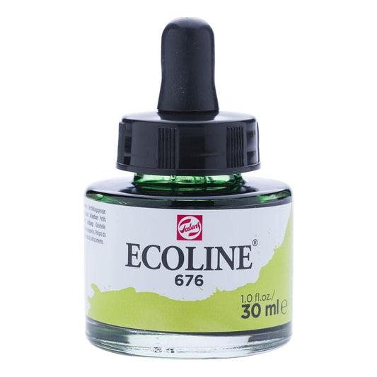 Ecoline Liquid Watercolour 30ml 676 Grass Green - theartshop.com.au