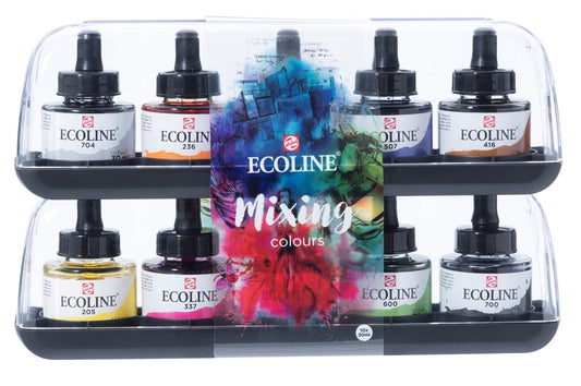 Ecoline Liquid Watercolour 30ml Set 10 - theartshop.com.au