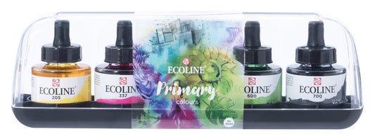 Ecoline Liquid Watercolour 30ml Set 5 Primary - theartshop.com.au