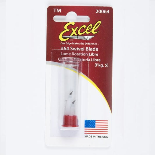 Excel #64 Swivel Blades 2 Carded - theartshop.com.au
