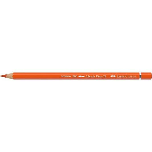 Faber Albrecht Durer Watercolour Pencil 115 Dark Cadmium Orange - theartshop.com.au