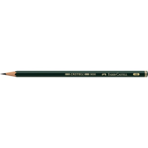 Faber Castell 9000 Graphite Pencils Box 12 - theartshop.com.au