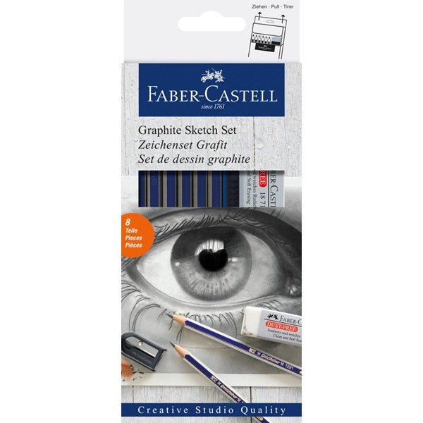 Faber Castell Goldfaber Graphite Sketch Set - theartshop.com.au