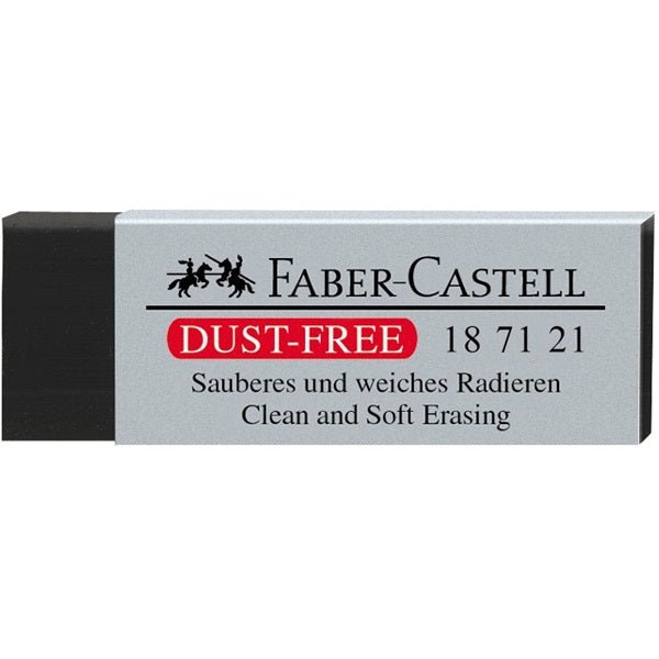 Faber Dust Free Eraser Black 187121 - theartshop.com.au
