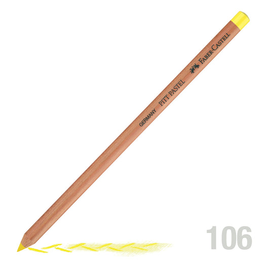 Faber Pitt Pastel Pencil 106 Light Chrome Yellow - theartshop.com.au