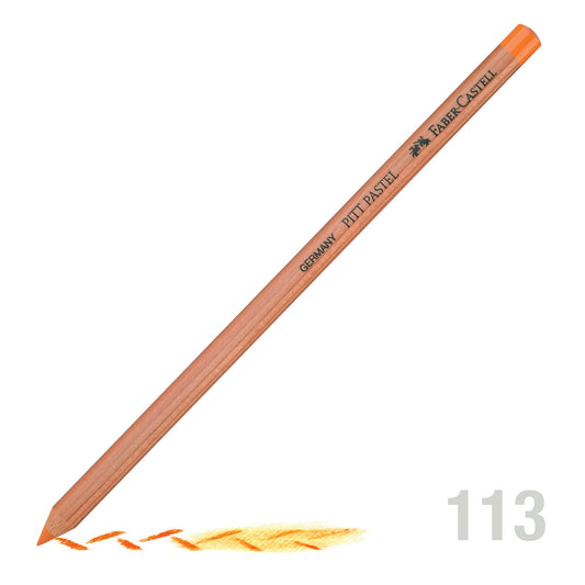 Faber Pitt Pastel Pencil 113 Orange Glaze - theartshop.com.au