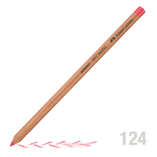 Faber Pitt Pastel Pencil 124 Rose Carmine - theartshop.com.au