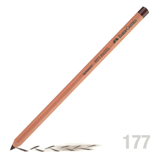 Faber Pitt Pastel Pencil 177 Walnut Brown - theartshop.com.au