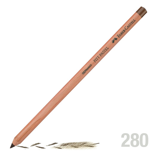 Faber Pitt Pastel Pencil 280 Burnt Umber - theartshop.com.au
