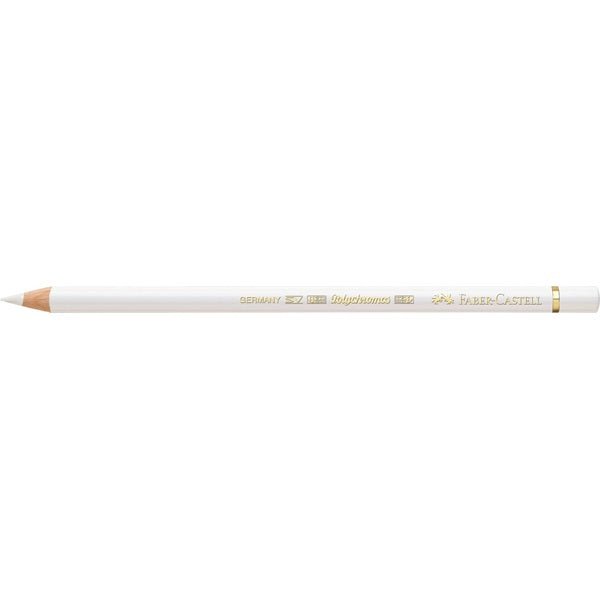 Faber Polychromos Pencil 101 White - theartshop.com.au