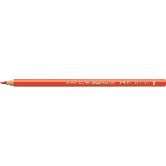 Faber Polychromos Pencil 115 Dark Cadmium Orange - theartshop.com.au