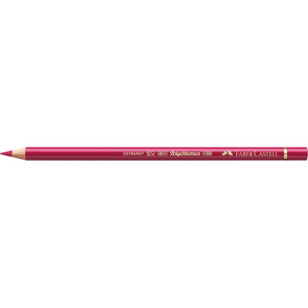 Faber Polychromos Pencil 127 Pink Carmine - theartshop.com.au