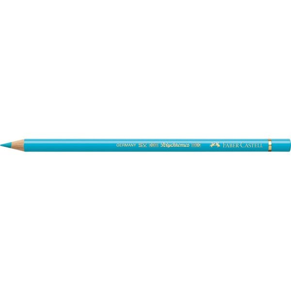 Faber Polychromos Pencil 154 Light Cobalt Turquoise - theartshop.com.au