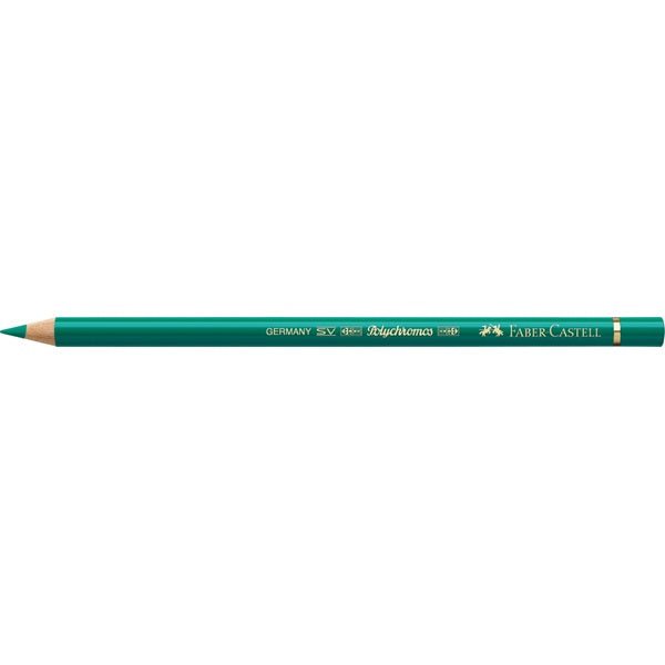Faber Polychromos Pencil 161 Phthalo Green - theartshop.com.au