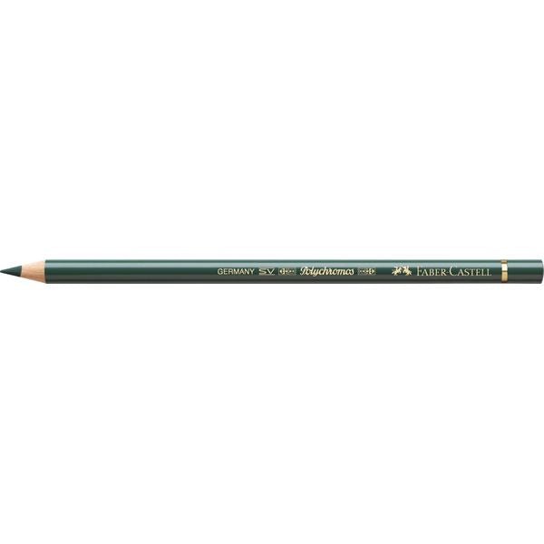 Faber Polychromos Pencil 165 Juniper Green - theartshop.com.au