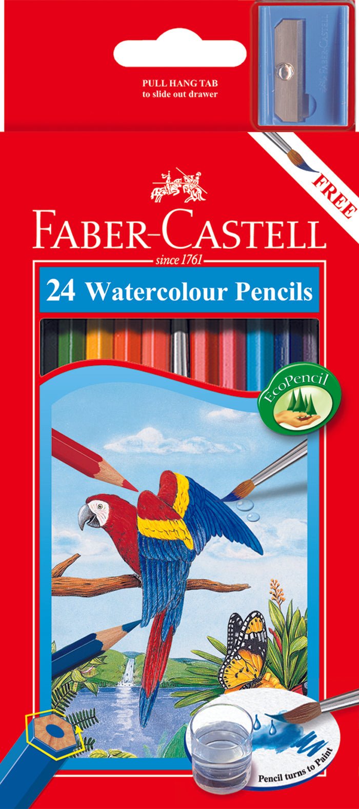 Faber W/C Box 24 Assorted - theartshop.com.au