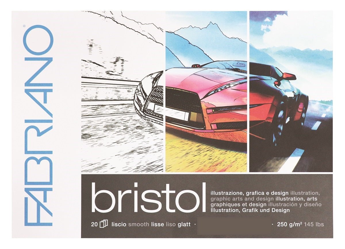 Fabriano Bristol Pad A4 20 Sheet 250gsm - theartshop.com.au