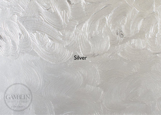 Gamblin Artist Oil 150ml Silver - theartshop.com.au