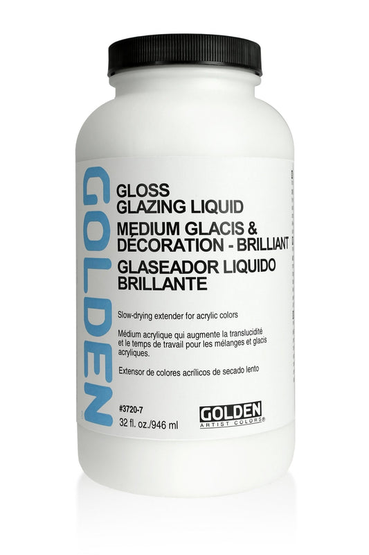 Golden Acrylic Glazing Liquid (Gloss) 946ml - theartshop.com.au