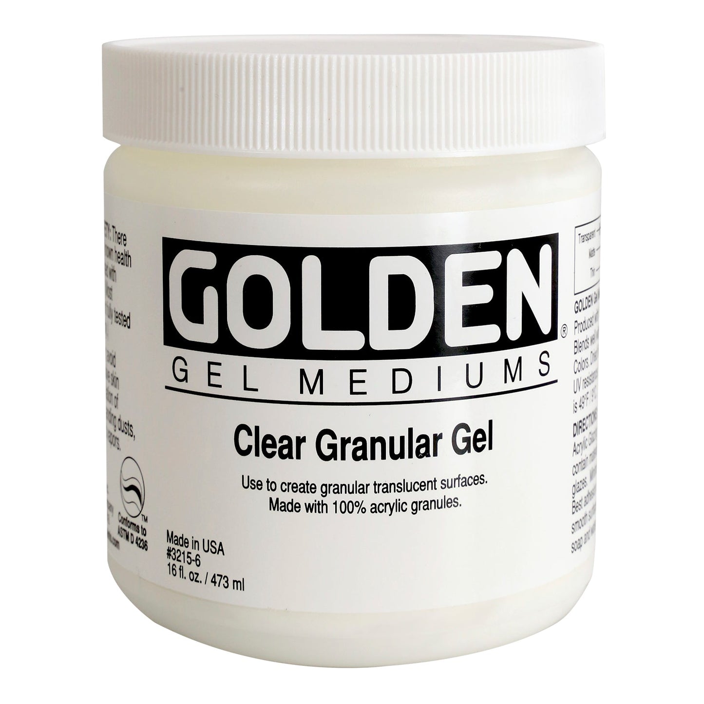 Golden Clear Granular Gel 473ml - theartshop.com.au