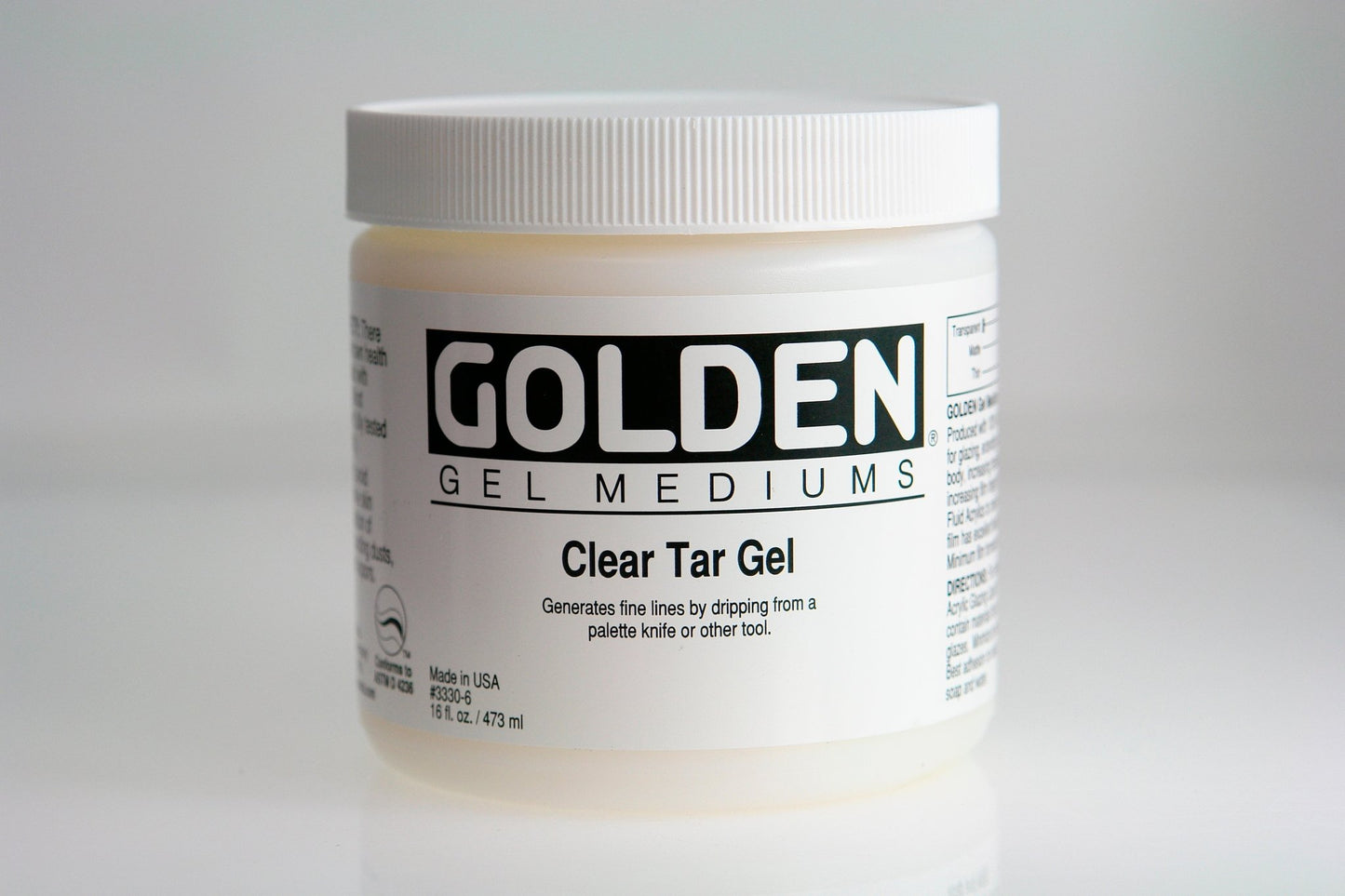 Golden Clear Tar Gel 473ml - theartshop.com.au