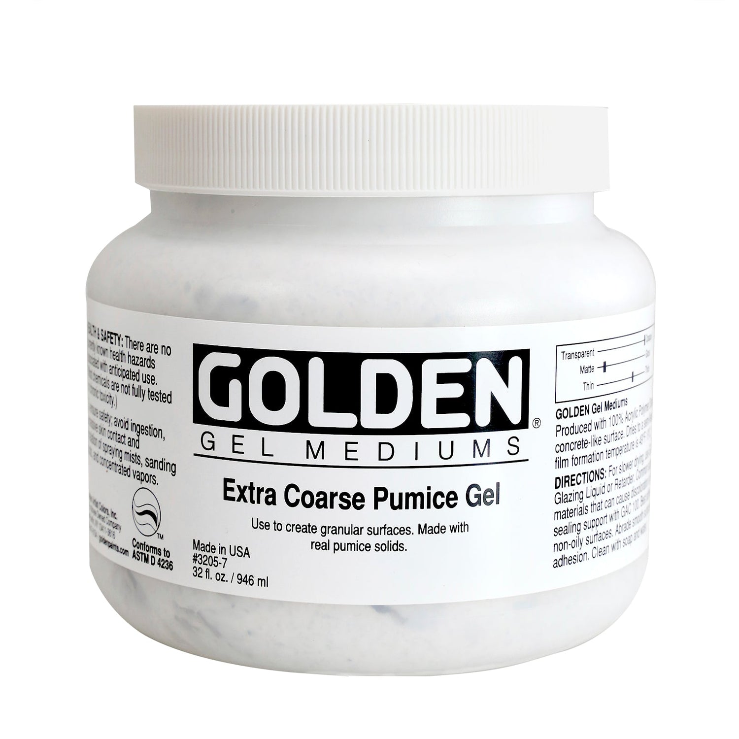 Golden Extra Coarse Pumice Gel 946ml - theartshop.com.au