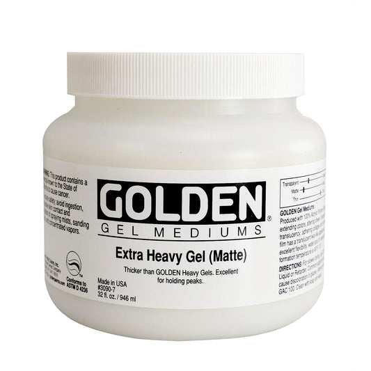 Golden Extra Heavy Gel (Matte) 946ml - theartshop.com.au