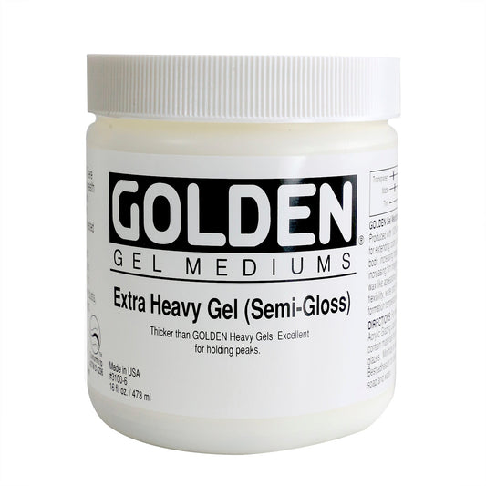 Golden Extra Heavy Gel (Semi-Gloss) 473ml - theartshop.com.au