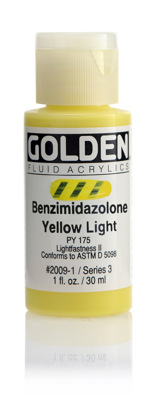 Golden Fluid 30ml Benzimidazolone Yellow Light - theartshop.com.au