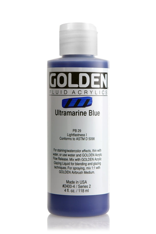 Golden Fluid Acrylic 118ml Ultramarine Blue - theartshop.com.au