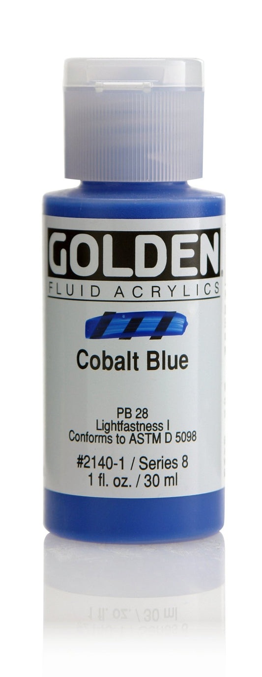 Golden Fluid Acrylic 30ml Cobalt Blue - theartshop.com.au