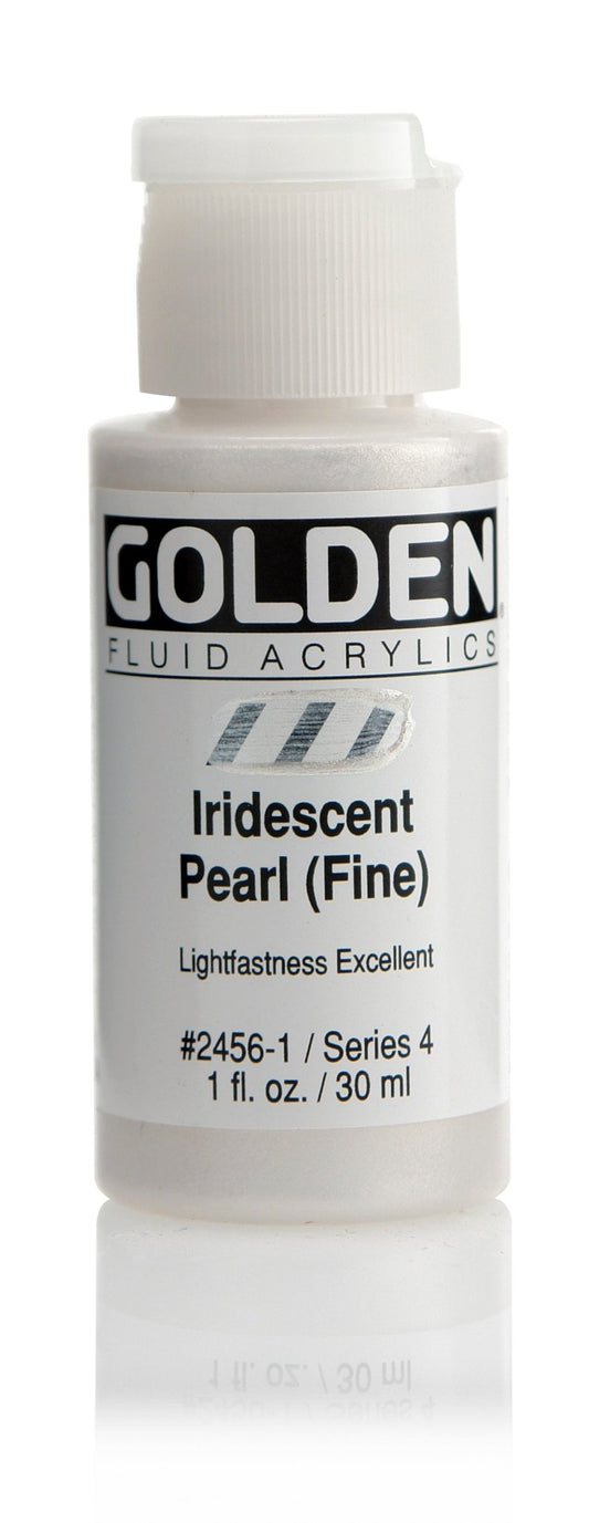 Golden Fluid Acrylic 30ml Iridescent Pearl (fine) - theartshop.com.au