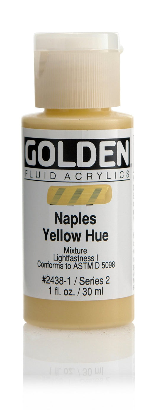 Golden Fluid Acrylic 30ml Naples Yellow Hue - theartshop.com.au