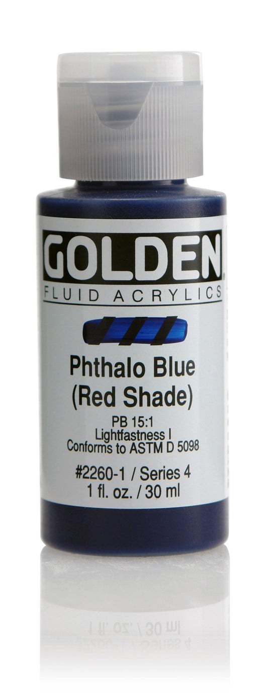 Golden Fluid Acrylic 30ml Phthalo Blue Red Shade - theartshop.com.au