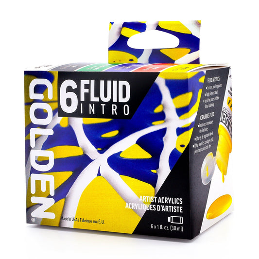 Golden Fluid Intro Set 6 x 30ml - theartshop.com.au