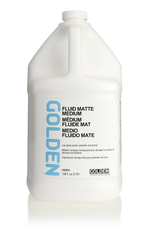 Golden Fluid Matte Medium 3.78L - theartshop.com.au