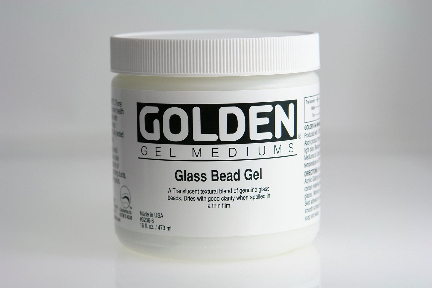 Golden Glass Bead Gel 473ml - theartshop.com.au