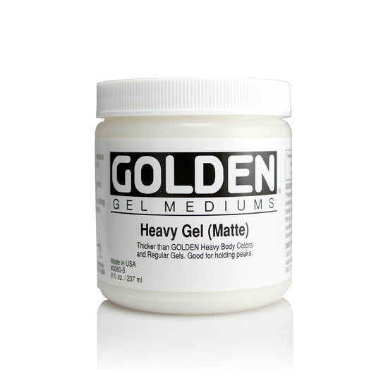 Golden Heavy Gel (Matte) 237ml Tub - theartshop.com.au