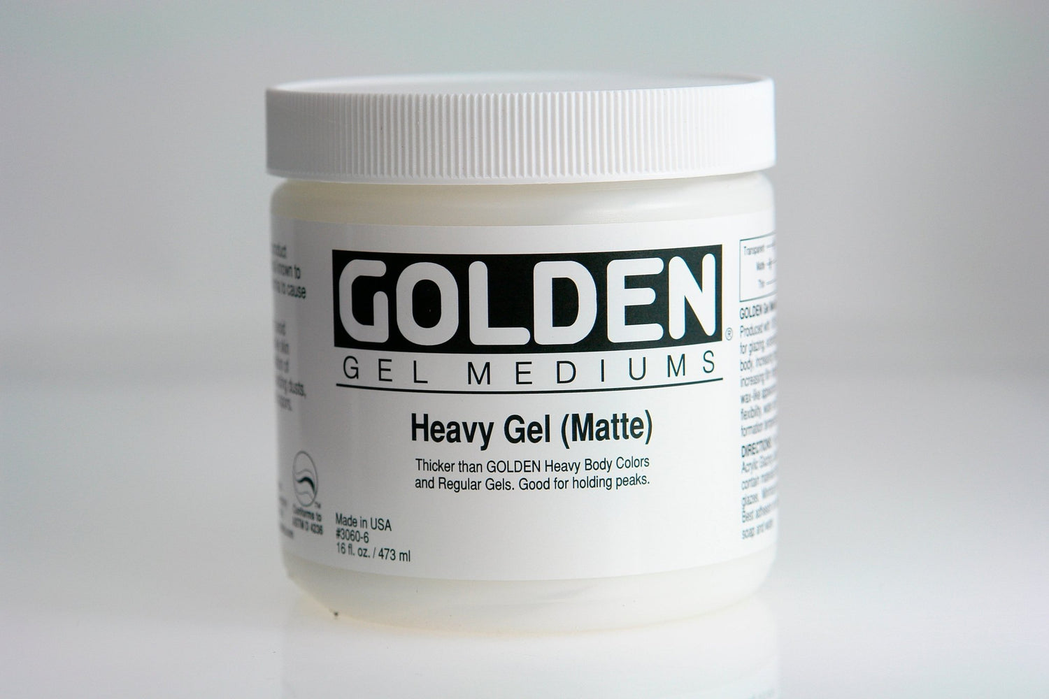 Golden Heavy Gel (Matte) 473ml - theartshop.com.au