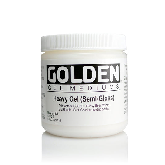 Golden Heavy Gel (Semi-Gloss) 237ml Tub - theartshop.com.au