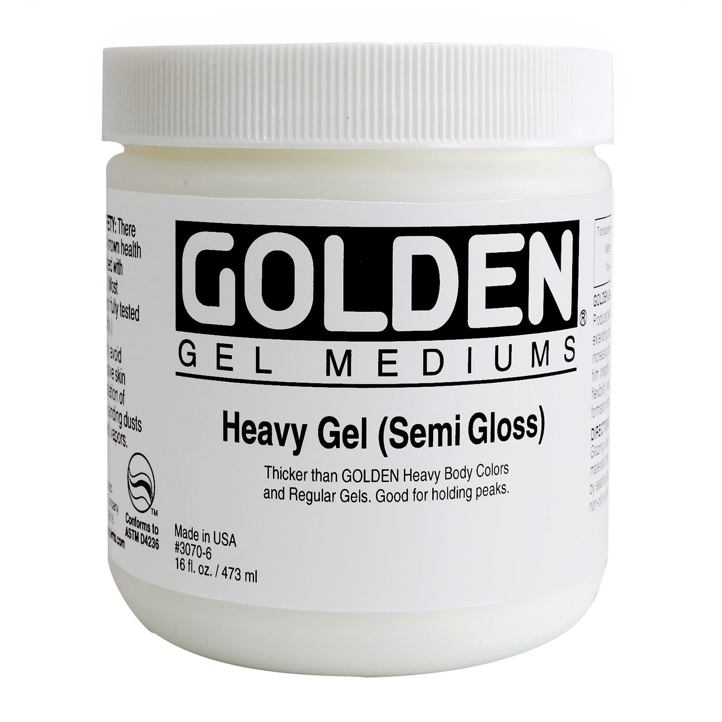 Golden Heavy Gel (Semi-Gloss) 473ml - theartshop.com.au