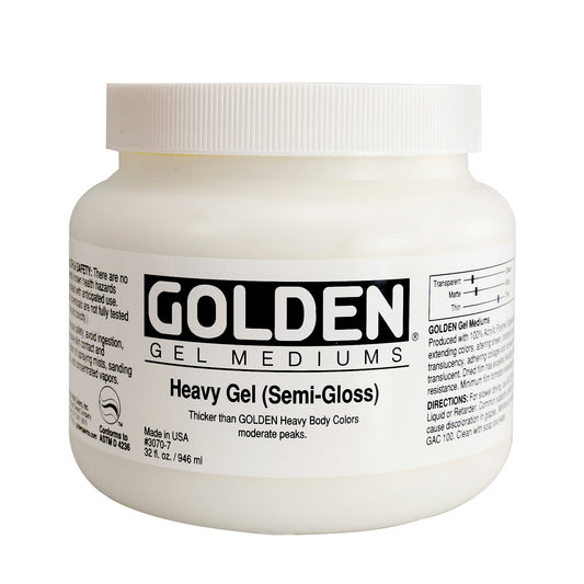 Golden Heavy Gel (Semi-Gloss) 946ml - theartshop.com.au