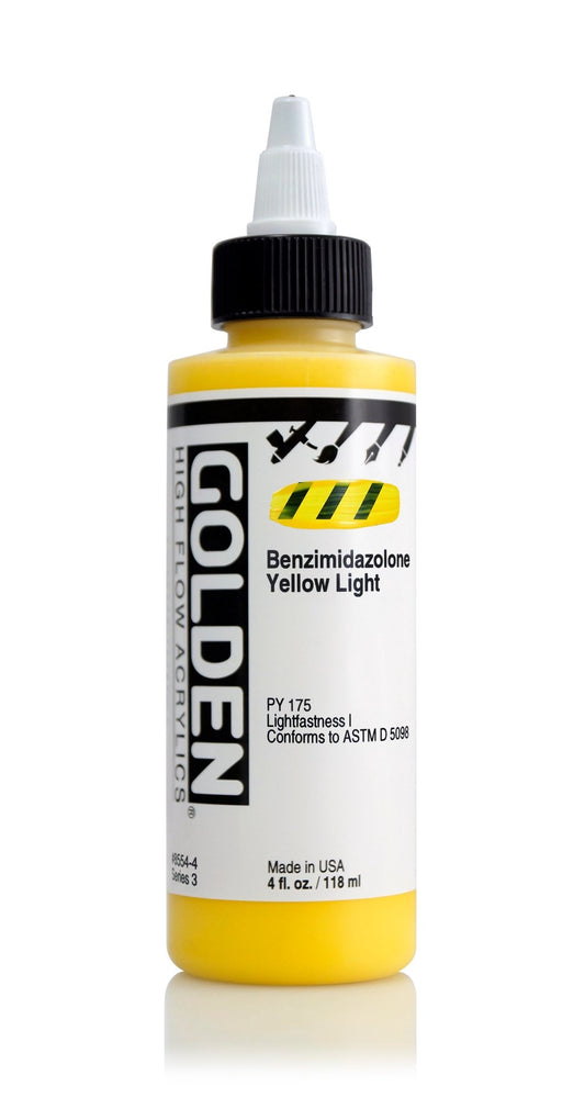 Golden Hi Flow Acrylic 118ml Benzimidazolone Light - theartshop.com.au
