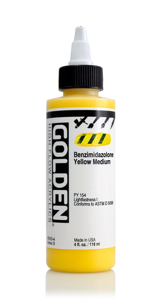 Golden Hi Flow Acrylic 118ml Benzimidazolone Medium - theartshop.com.au