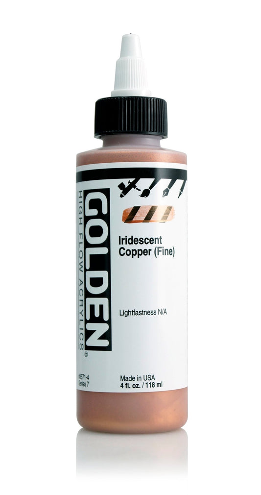 Golden Hi Flow Acrylic 118ml Iridescent Copper (fine) - theartshop.com.au
